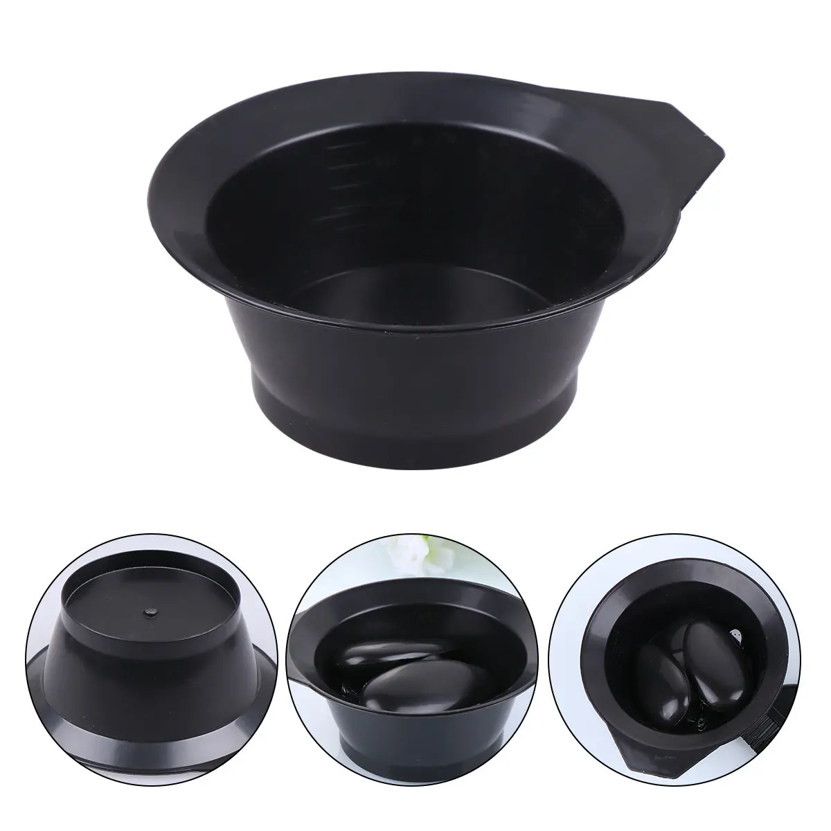 

1Set Hair Coloring Kit for DIY Hair Dye Professional Salon Use No Mess Reusable Washable Dyeing Bowl Earmuffs Gloves Combs