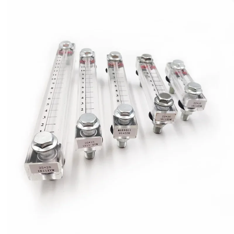 Medidor de nivel del tanque de aceite hidráulico Medidor de nivel de aceite Medidor de nivel de agua Regla XYW150 Acrílico