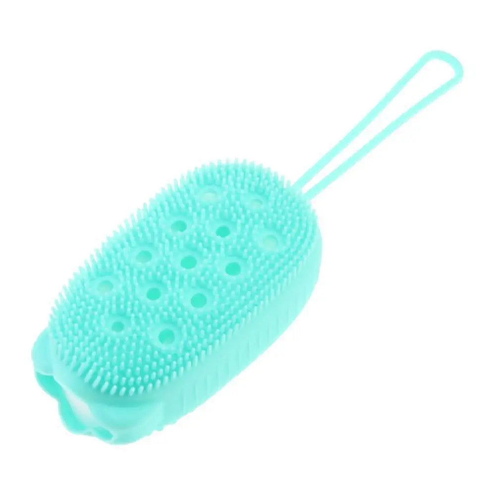 Soft Silicone Bubble Bath Brush Massage Shower Brush Bath Brushes Clean Multi-color Massage Brush Skin Shower Backrubbing S O9V5