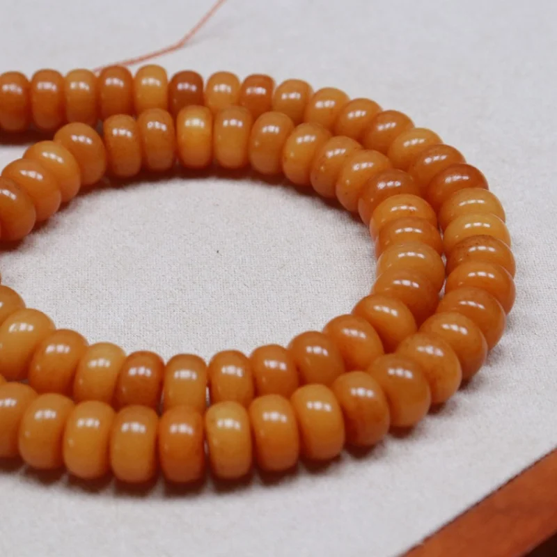 Ox 108 Beads Tibetan Retro Old Spirit Bone Abacus Ethnic Style Bracelet