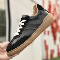 Italian Casual Flat Designer Vulcanized Shoes Classic Men Lace Up Outdoor Walking Oxford Shoe Genuine Leather Comfy Office Shoes