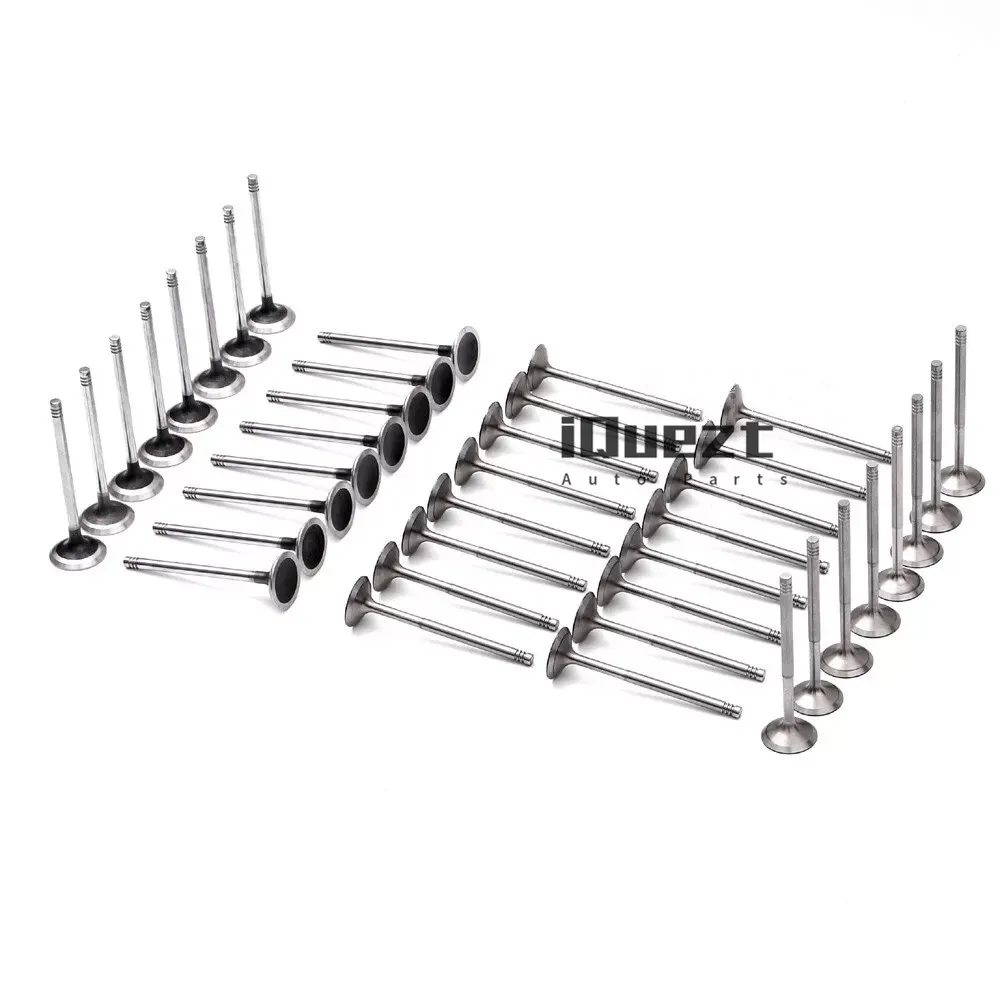 مجموعة صمامات المحرك 40 قطعة 077109601 س لشركة فولكس فاجن طوارق أودي A6 A8 S4 B7 4.2 AXQ BAT BBK BHF