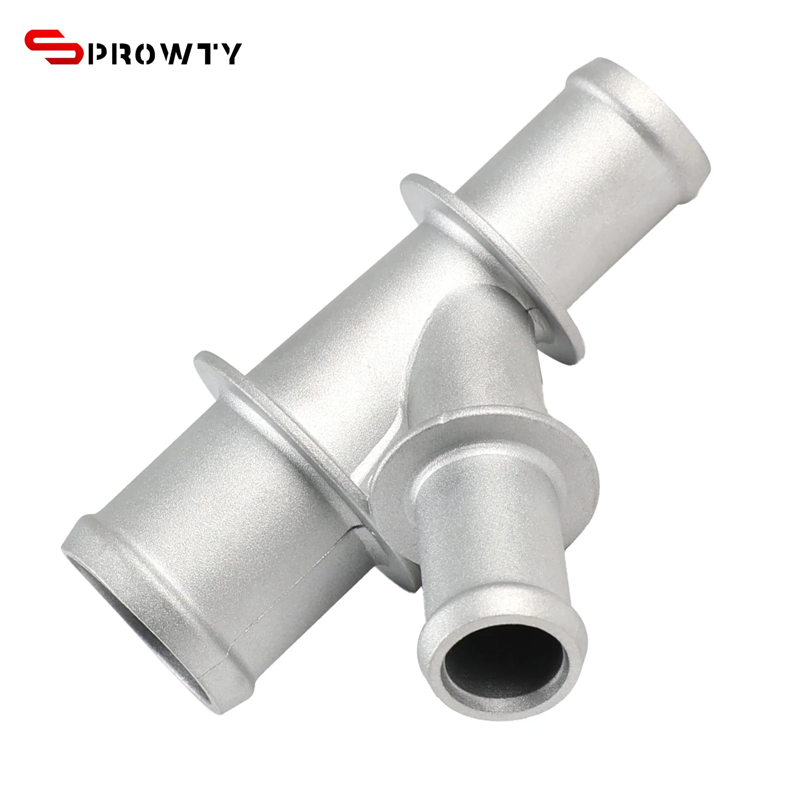 

SPROWTY Aluminum Coolant Radiator Hose Y Junction Connector Compatible with Chevrolet Silverado Suburban Tahoe Avalance