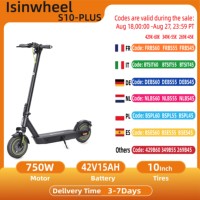 Isinwheel S10plus (ABE) Adult Electric Scooter 500W Motor 36V 15Ah Battery 10\
