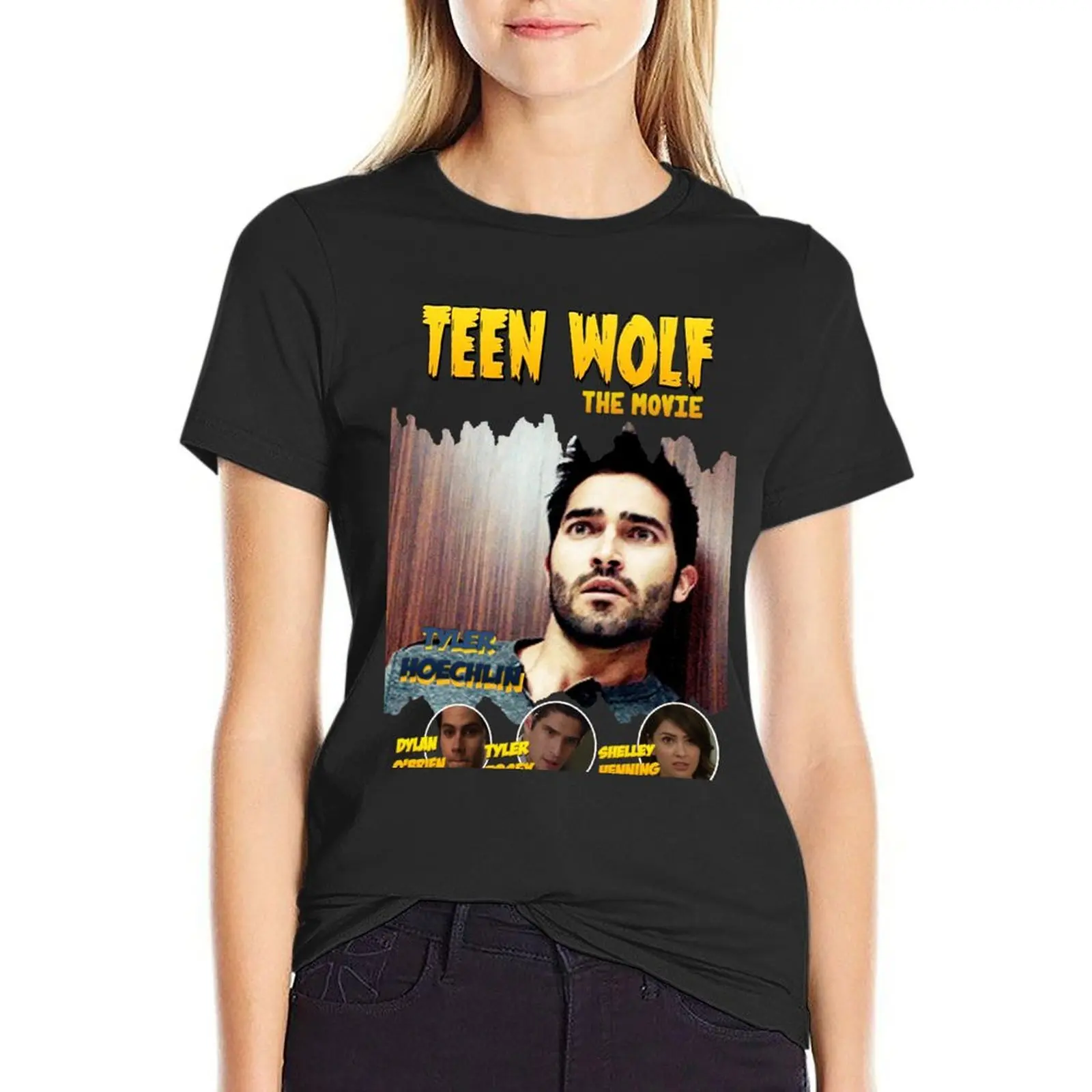 

Teen Wolf Old Comic [Derek] T-Shirt vintage clothes Blouse female Woman T-shirts