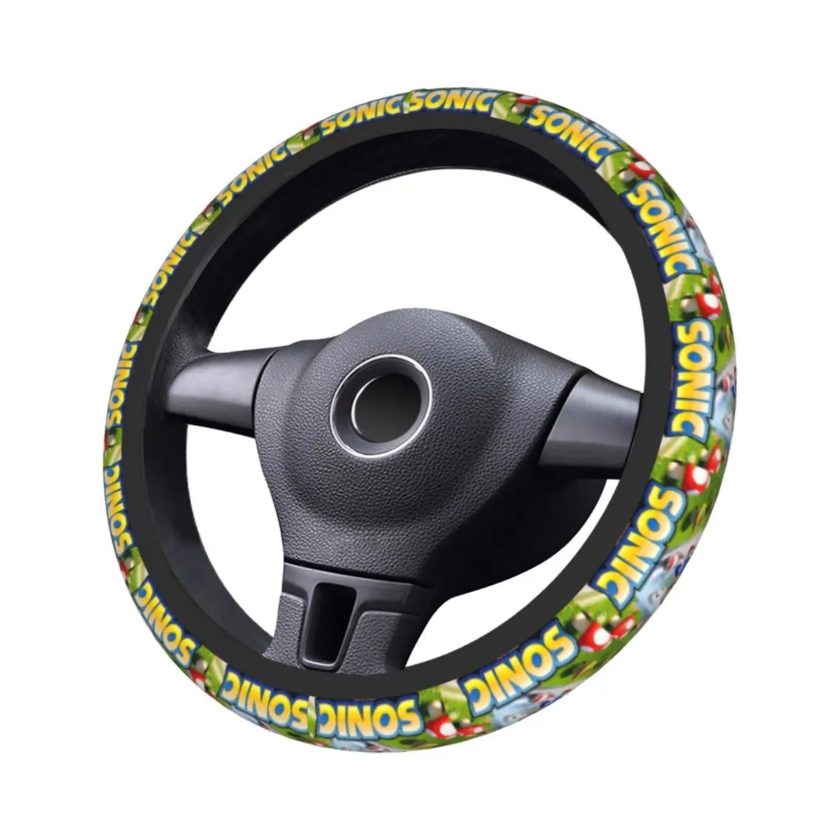 S-Soniced Universal Steering Wheel Cover Fit for Sedan Game Soft Car Steering Wheel Protector 15 Inch 37-38cm Auto Accessories view 4