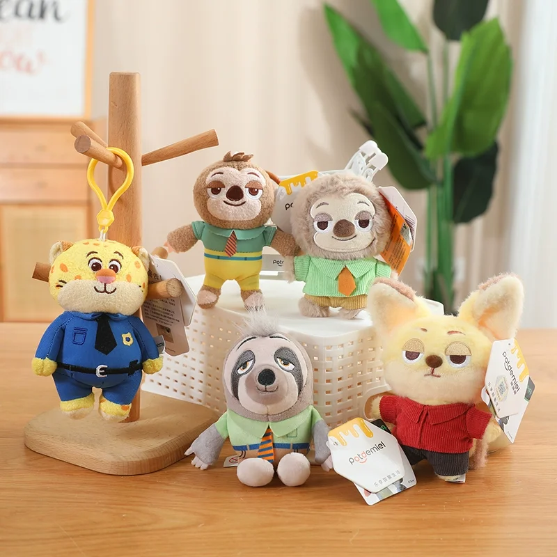 Disney Zootopia Series Judy Nick Rugzak Hanger Schattig Knuffel Sleutelhanger Decoratie Speelgoed Cartoon Anime Perifere Verrassingscadeau