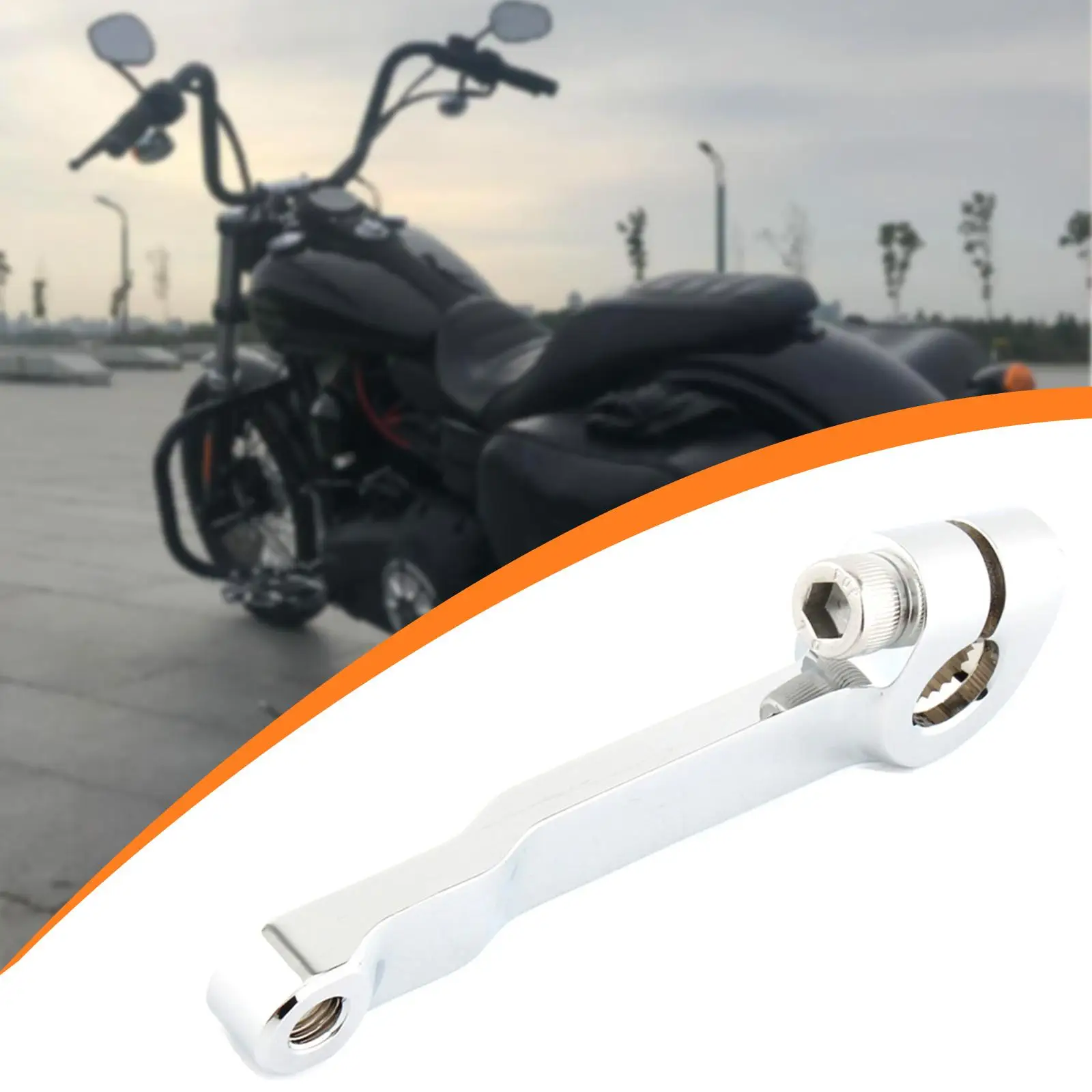 Aluminum Alloy Motorcycle Shift Lever Wear Resistant Easy Replacement for Harley-davidson Road King Custom