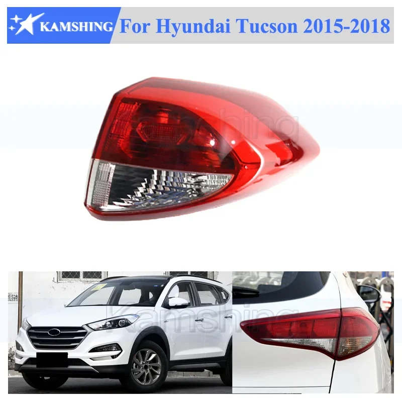 

Галогенный задний тормоз Kamshing, задний фонарь для Hyundai Tucson 2015-2018, задний бампер, задний фонарь, задний фонарь