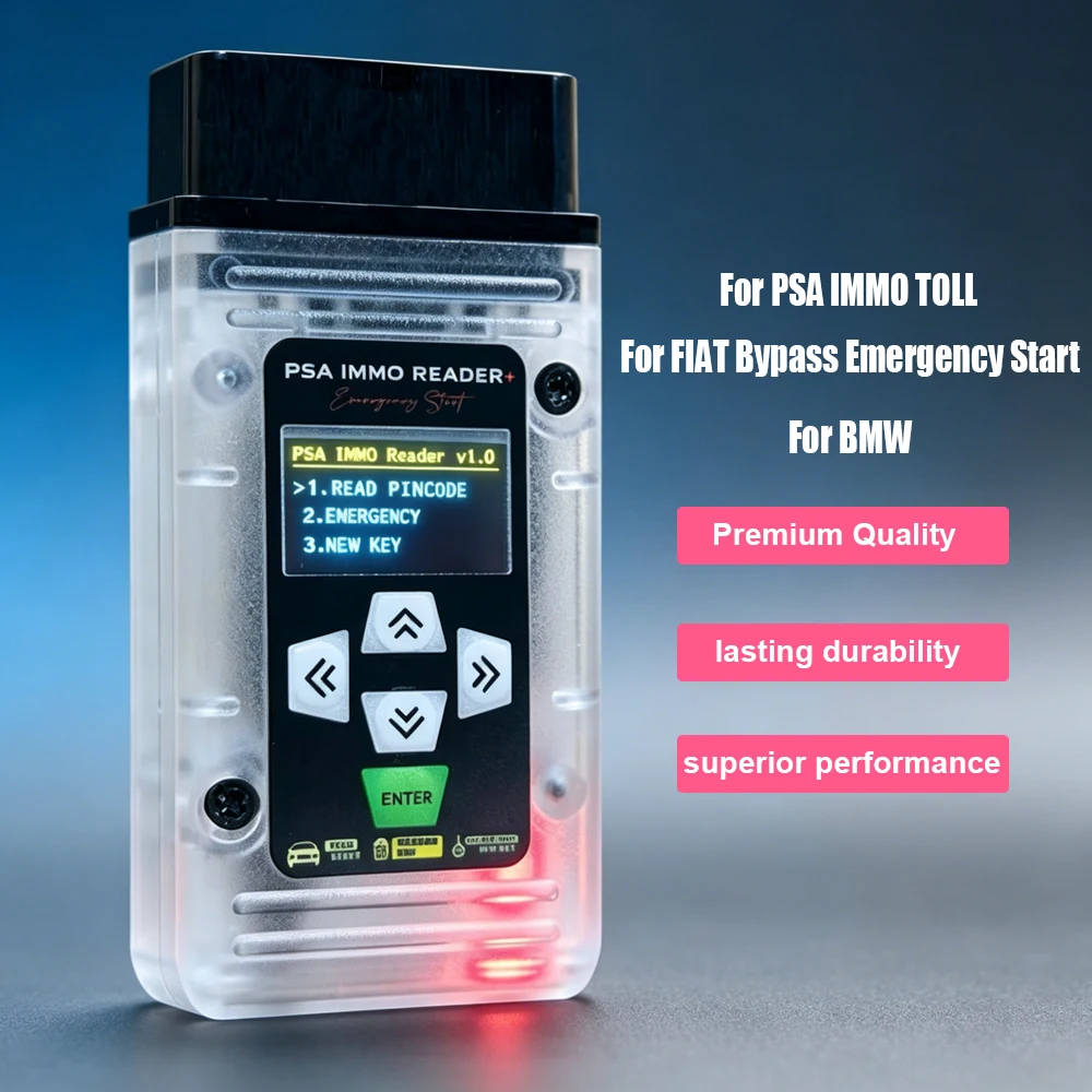 Emergency Start 3in1 For PSA Immo Reader For PSA/FIAT/BMW Diagnostic Programming Tools Reading PIN Codes Force Ignition Tool