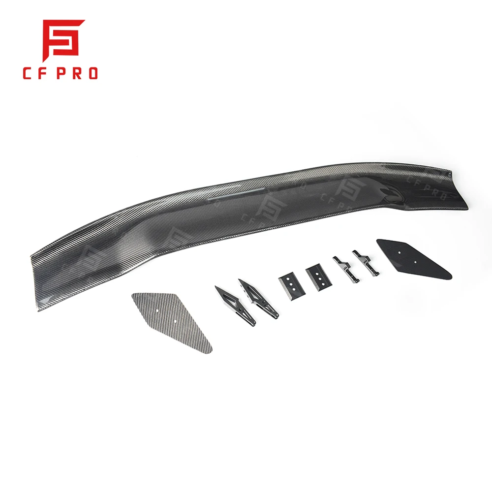 For Ford Mustang Apr Style Carbon Fiber Car Rear Trunk Spoiler Wing Auto Rear Trunk Boot Lip Spoiler Wing Lip Accessories