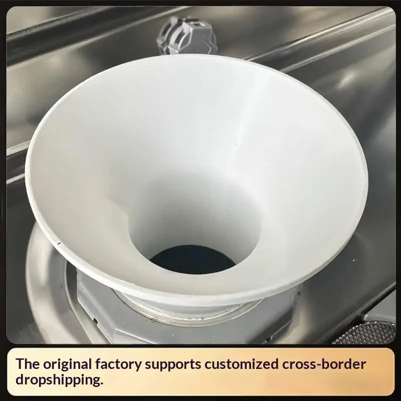Heavy Duty 45mm Dishwasher Salt Funnel Water Softener Anti Spill Filling Tool For Dishwasher Maintenance Durable Plastic