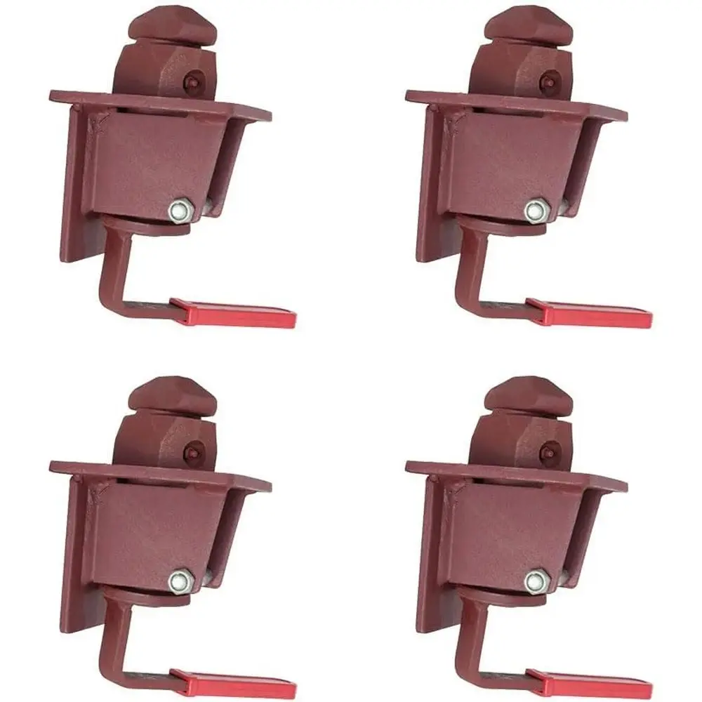 4-Pack Manual Lock Welded Sea and Rail Shipping Container Chassis