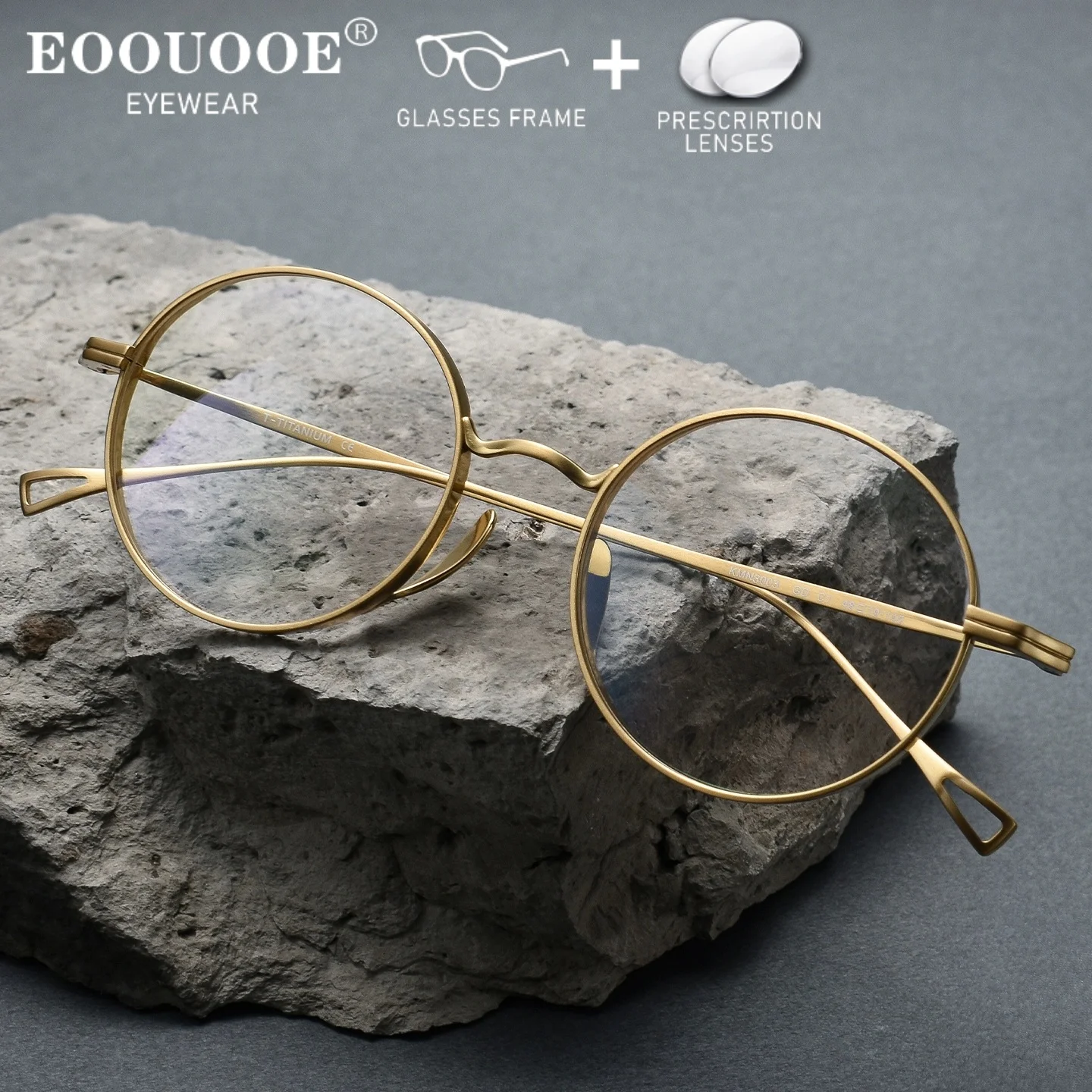 

Vintage Round Glasses 10g Pure Titanium Men Myopia Prescription Lenses Progressive Spectacles Optical Eyewear Recipe Ocular