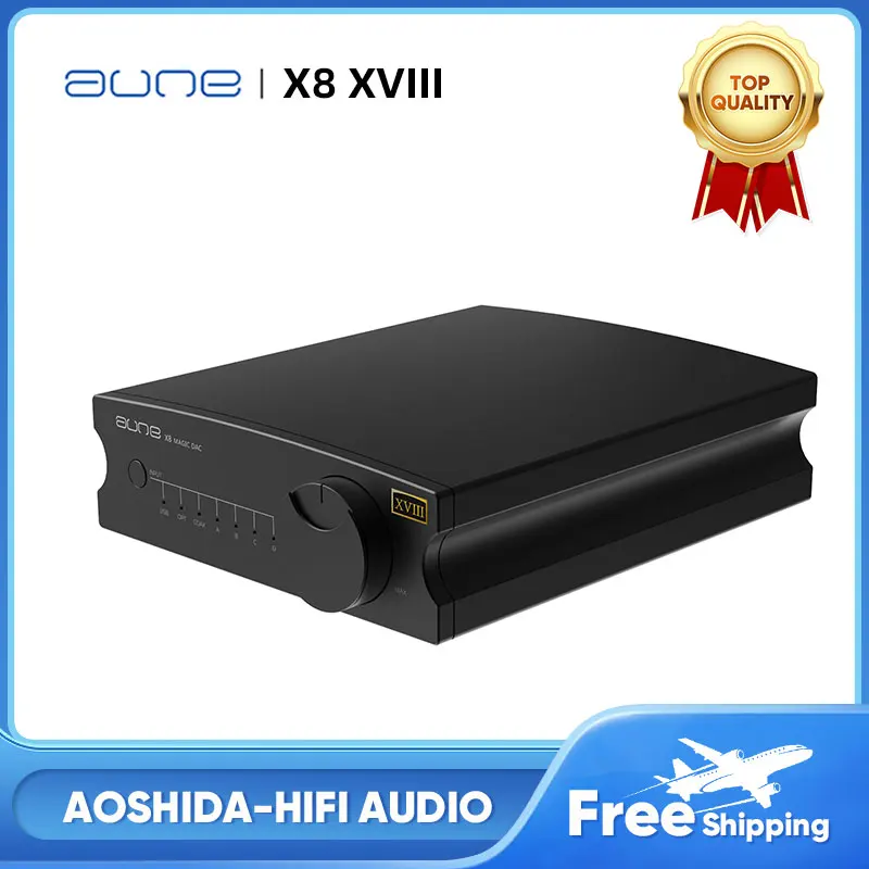 AUNE X8 XVIII Magic DAC TRS Balanced Output Bluetooth DAC ES9038Q2M USB Decoder Preamp DSD512 32Bit 768kHz X8 18th Anniversary