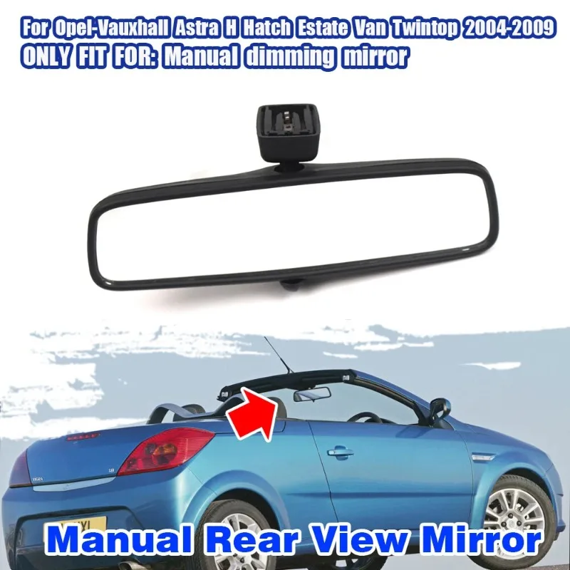 126428257 93190321 for Opel-Vauxhall Astra H Hatch,Estate,Van,Twintop 2004-2009 Interior Rearview Mirror New