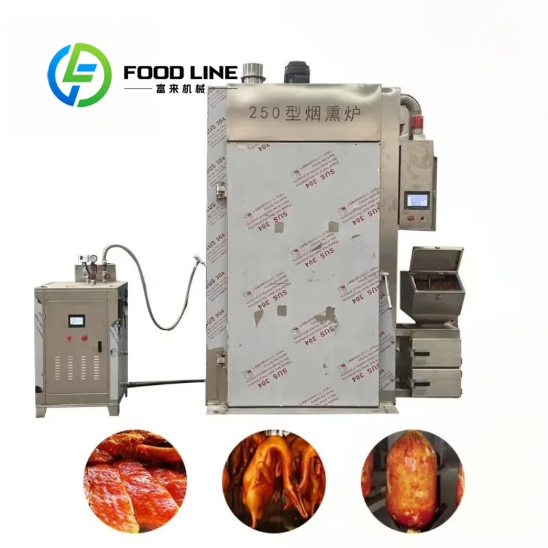Vertical Commercial Smoke Furnace Space‑Saving Upright Layout Maximize Workshop Floor Utilization Better Than Horizontal Smokers