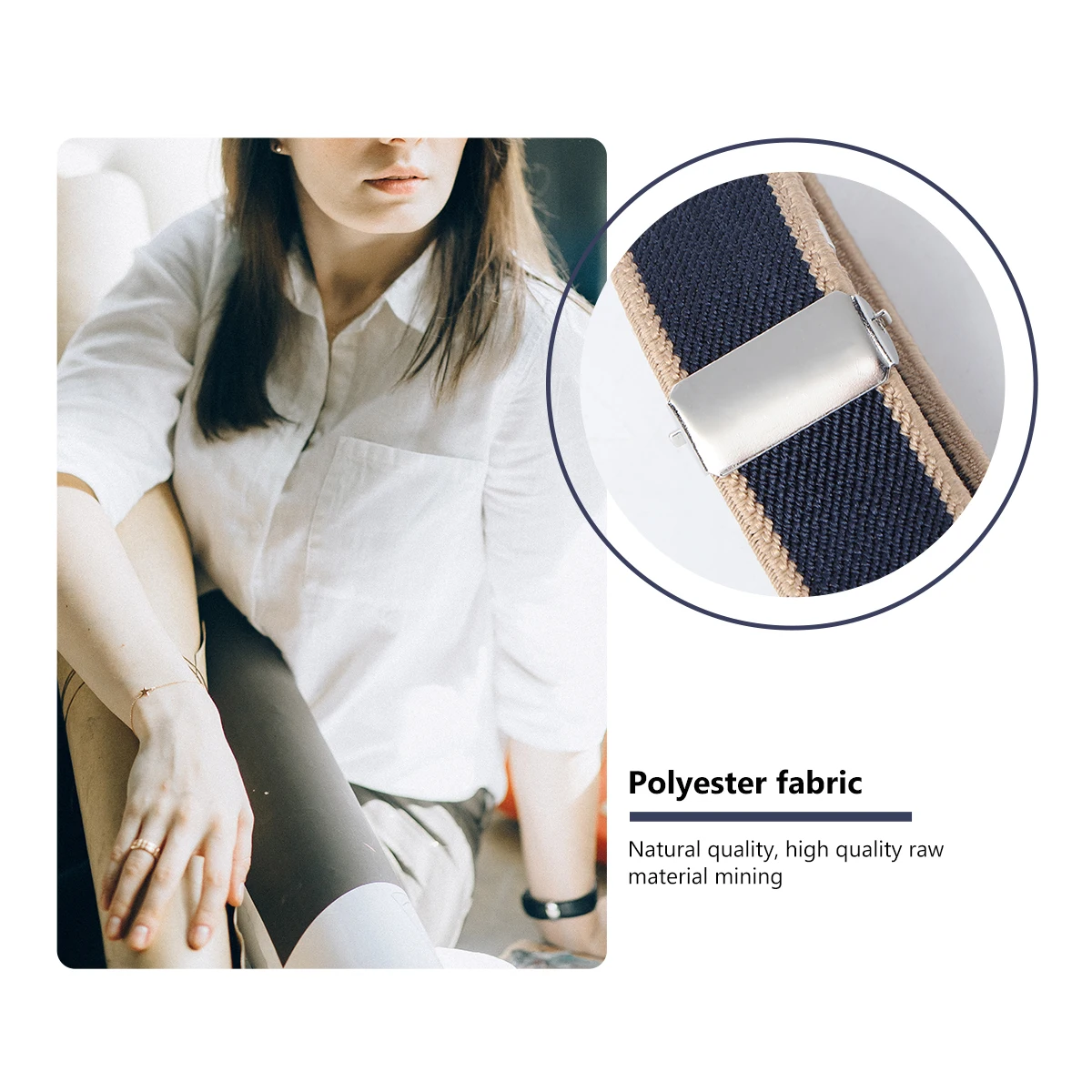 

Elastic Arm Ring Unisex Armband Adjustable Shirt Cuff Sleeve Garter Polyester Jewelry Fit Most People Cool Gift