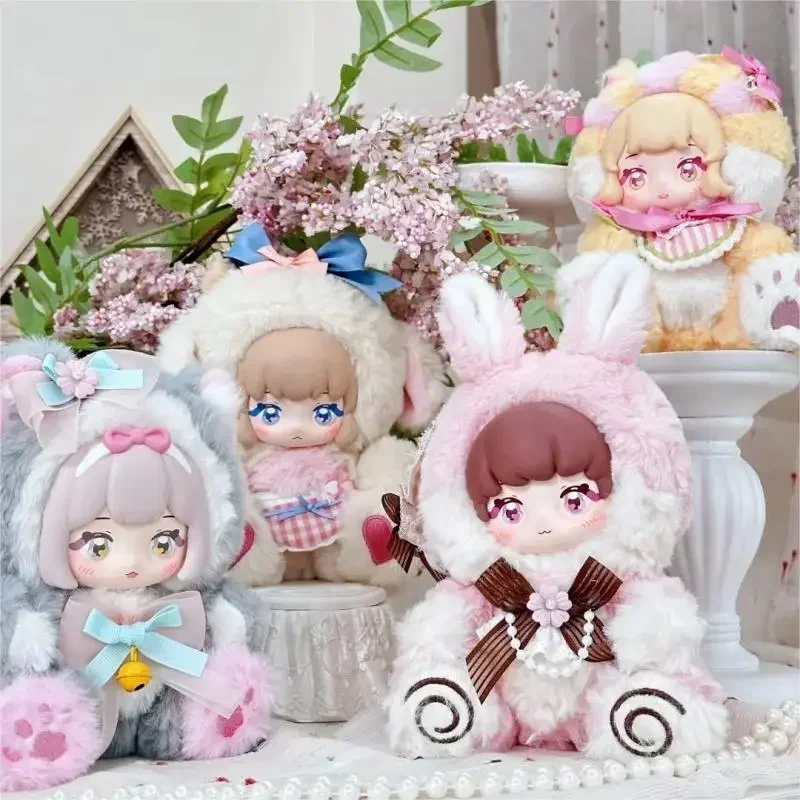 

Ninizeee коллекция садовой поэзии, мягкие игрушки Kawaii для девочек, подарки на день рождения, таинственная экшн-фигурка-сюрприз