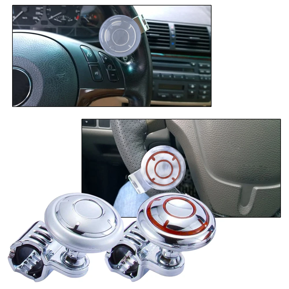 

Universal Car Steering Wheel Spinner Knob Non-slip Steering Wheel Spinner Booster Aid Ball Handle Knob For Car Bus Truck Trailer