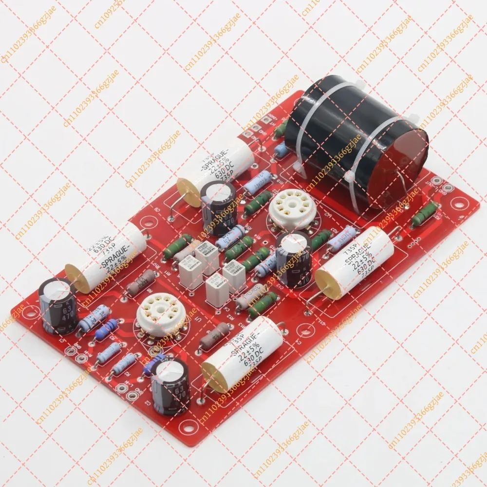 12AX7 6922 Tube Phono Preamplifier Kit, RIAA MM Stereo Audio Amplifier Board