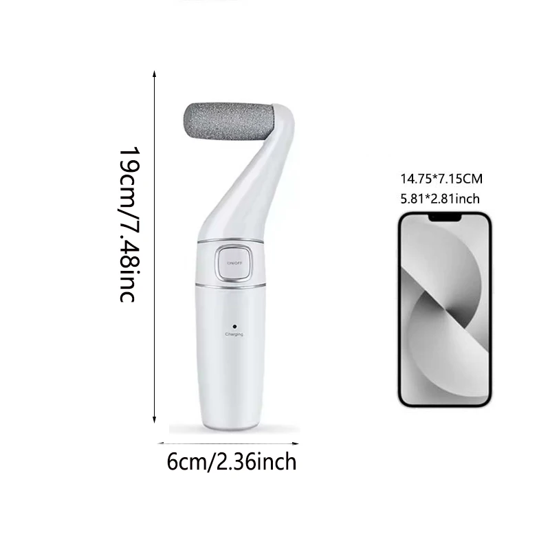 전문가용 핫세일 페디큐어 플래너 USB 충전 발 각질 제거기 발 그라인더 교체 헤드 발 각질 제거기