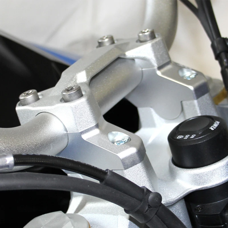 الألومنيوم دراجة نارية المقود الناهض رفع الداعم ل Voge DSX 900 900 DSX DS900X 2024-مقبض الداعم منصات مجموعة حامل