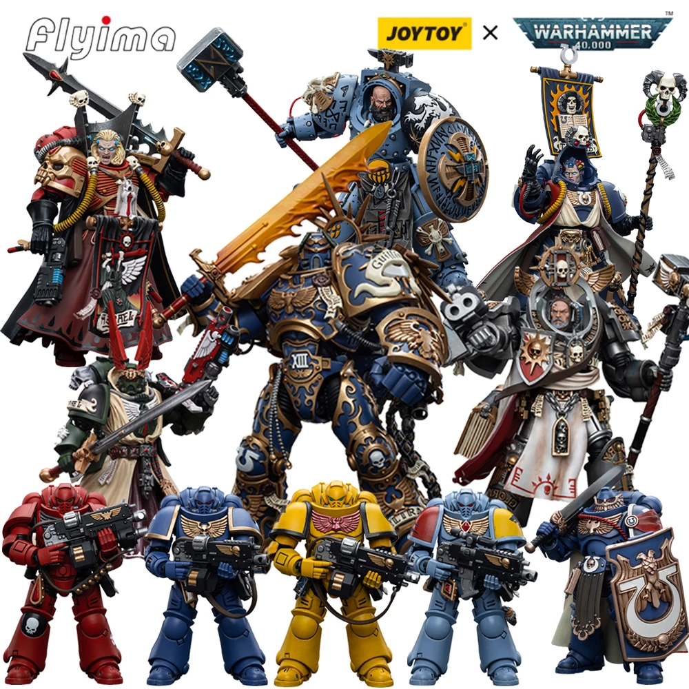 [IN STOCK] JOYTOY 1/18 Action Figure Space Wolves Blood Angels Imperial Fists Ultramarines Roboute Guilliman  Model Gift