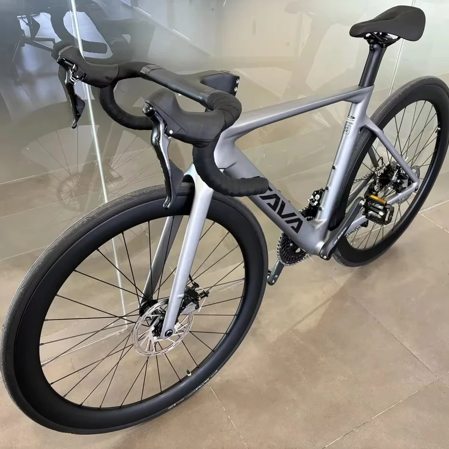

700C Full Carbon Fiber Road Bike R7000 22 Speed Disc Brake Ultralight 8.9KG Racing Bicycle for Adults