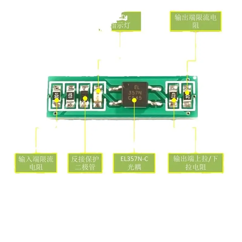 EL357N-C وحدة عزل Optocoupler تحويل مستوى الإشارة 3.3 فولت 5 فولت 12 فولت 24 فولت NPN PNP المجلس