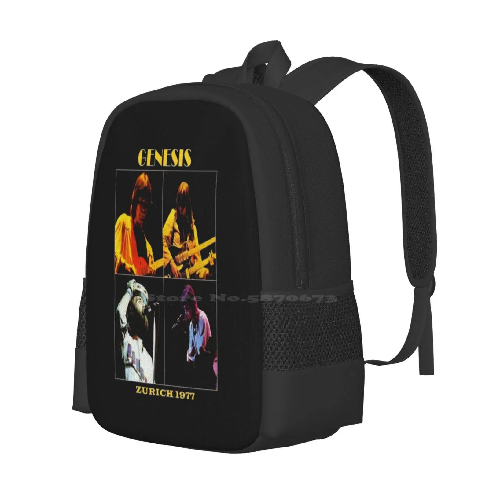 02Mendo-mochila Genesis Band, bolso de moda, gran oferta