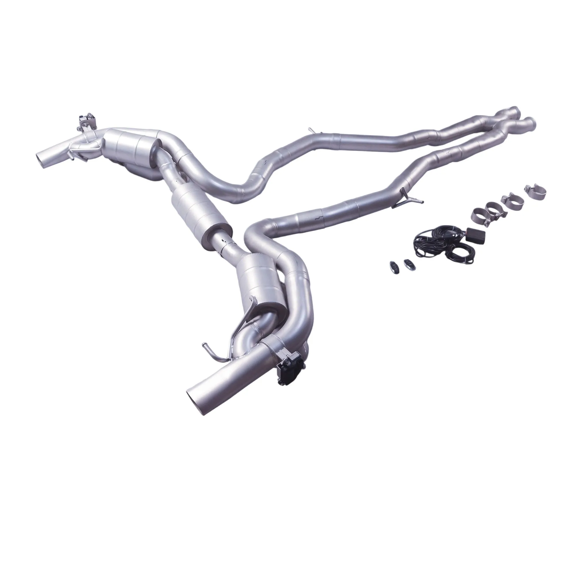 

[Custom product] Suitable for 2013-2020 Mercedes-Benz S63 c217 4.0T V8 Catback stainless steel performance valve double exhaust