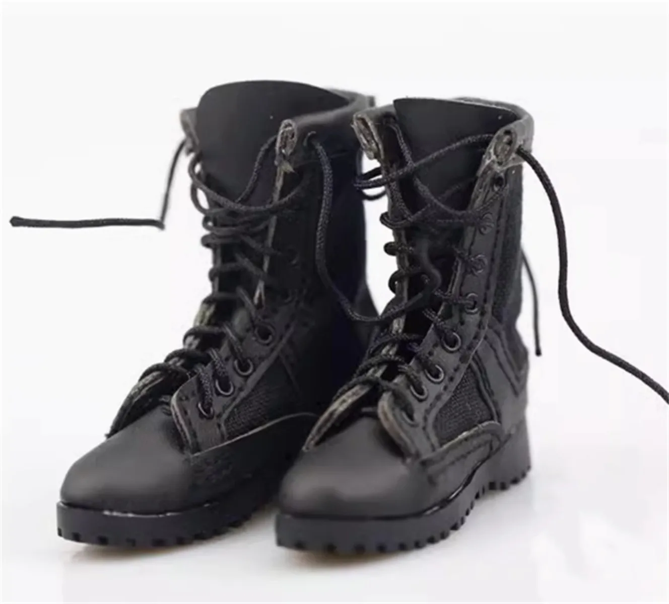 

1/6 Scale US combat boots solid Model Hollow Black shoes Soldier Shoe Toys Fit 12" Action Figure Toys Dolls