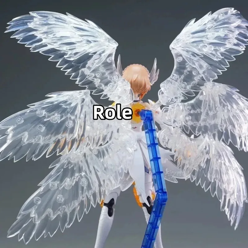 

【В наличии】черно-белый Fengyu Six-Wing Pure Color Series с шестью крыльями, модель украшения только крылья, орнамент, игрушки, подарки