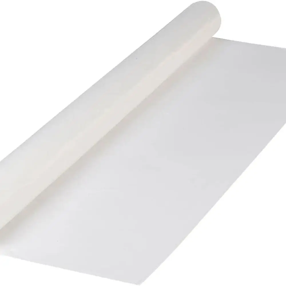 

White 300ft x 40in Plastic Table Cover Roll, 114000 ft