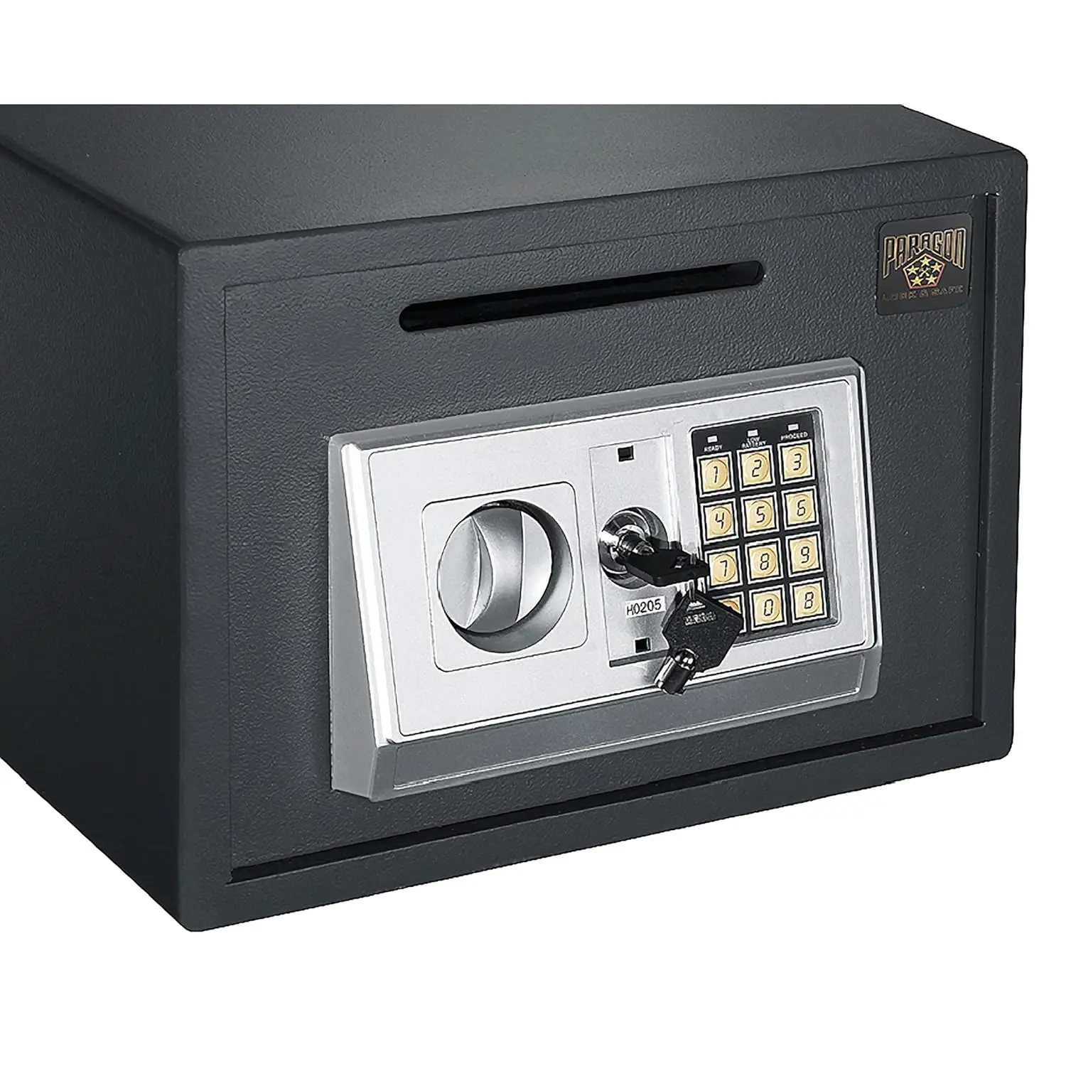 Drop Safe Electronic Safe Deposit Box with Keypad and 2 Manual Override Keys Deposit Cash Easily For Home or Business by