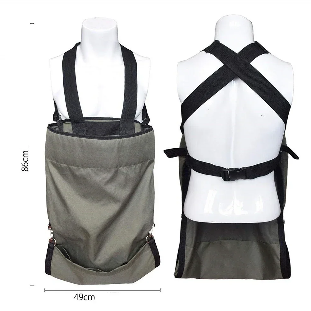 Adjustable Straps Picking Bag 86*49cm 33.8*19.2in 600D Oxford Fabric Large Capacity Suitable For Apples Suitable For Berries