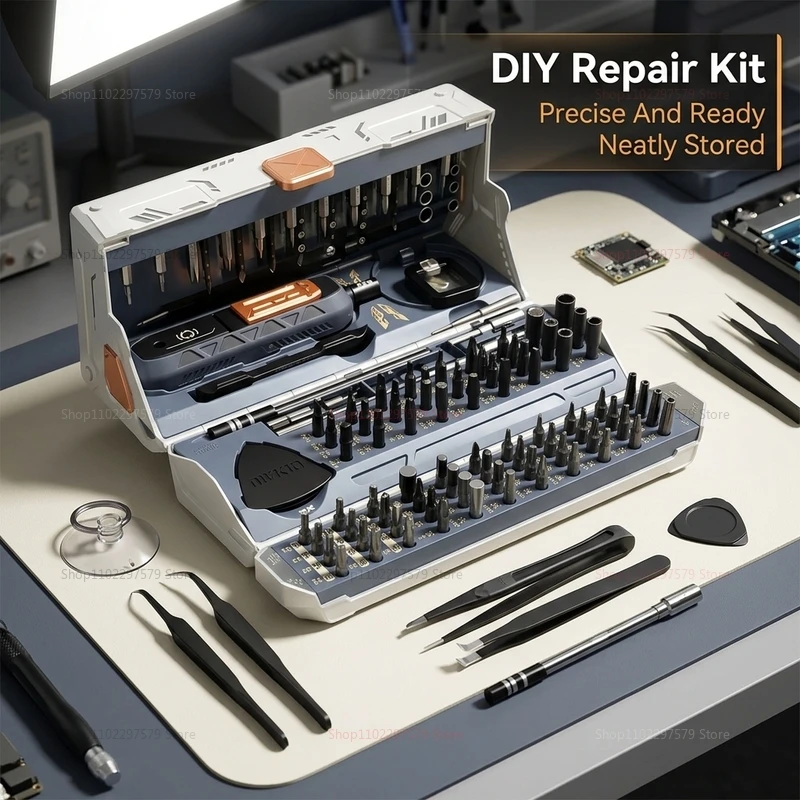 180 in 1 Precision Screwdriver Set Electronic Repair Kit for Mobile Phones Computers Aircraft Model DIY Disassembly Tool