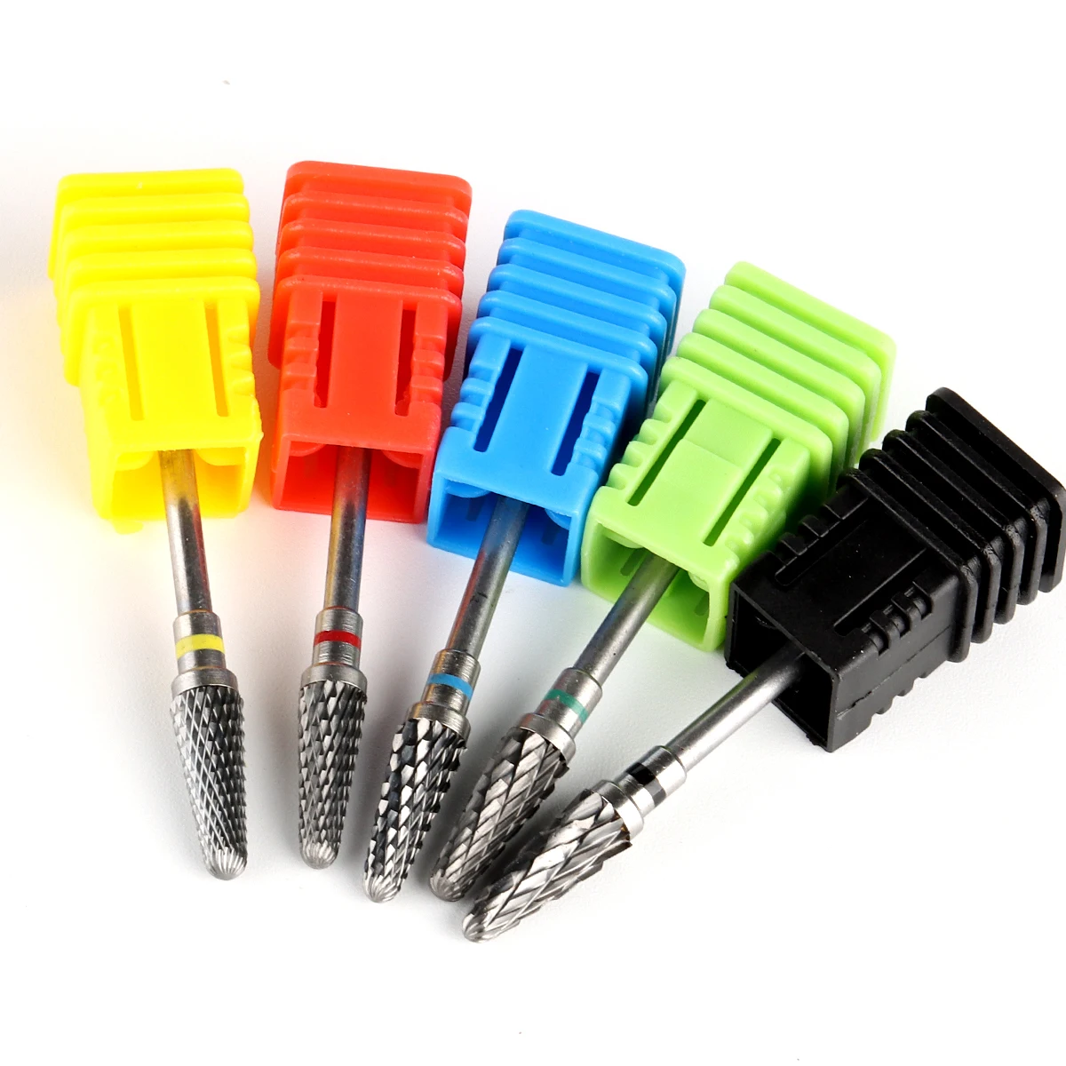 Tungsten Steel for Nail Drill Bit Spiral Pattern, for Nail Buffing Head for Nail Buffing Polishing Nail Gel Removal Safe Materia view 2