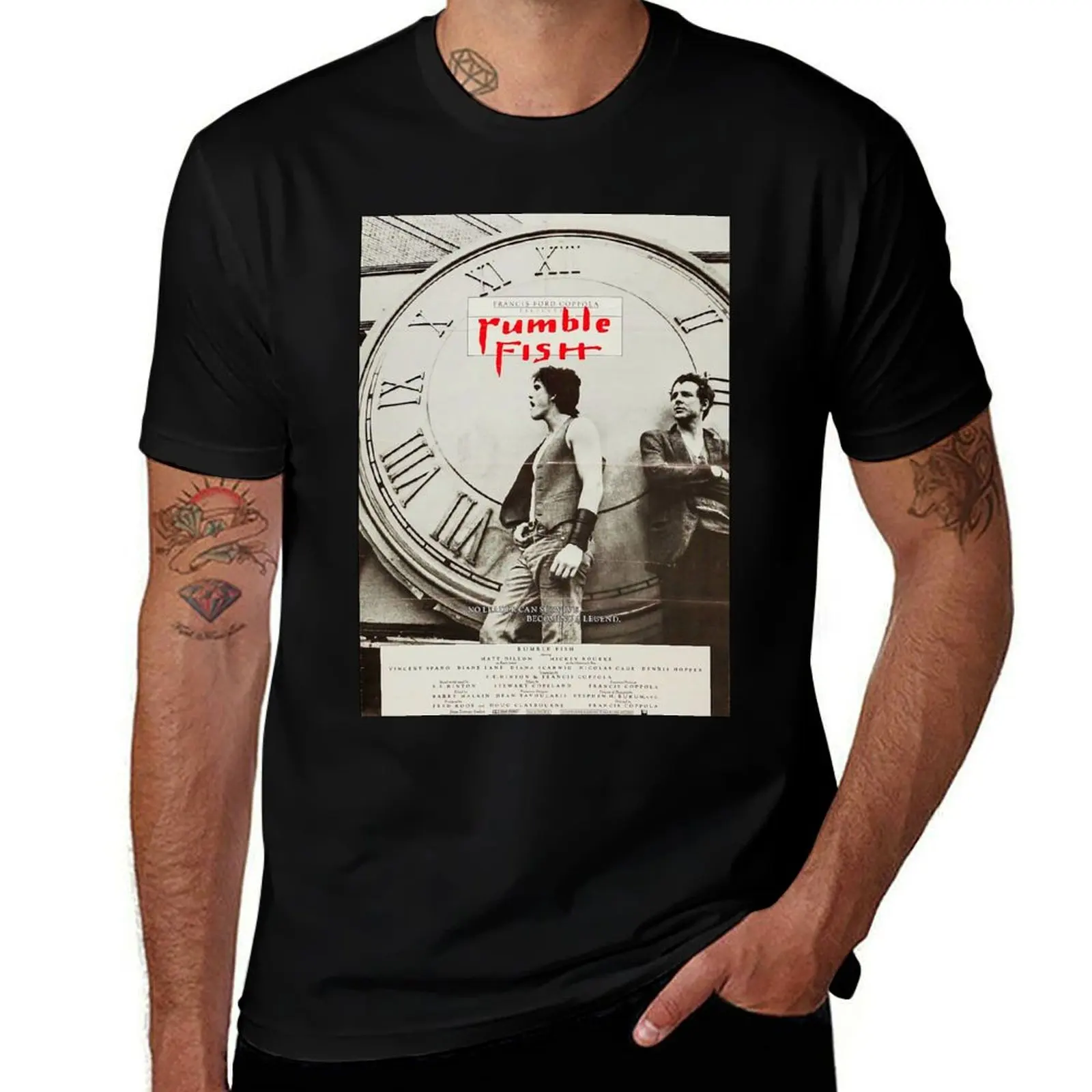 

Rumble Fish (1983) T-Shirt t shirts for man graphic funny black cotton t-shirt plain for man package
