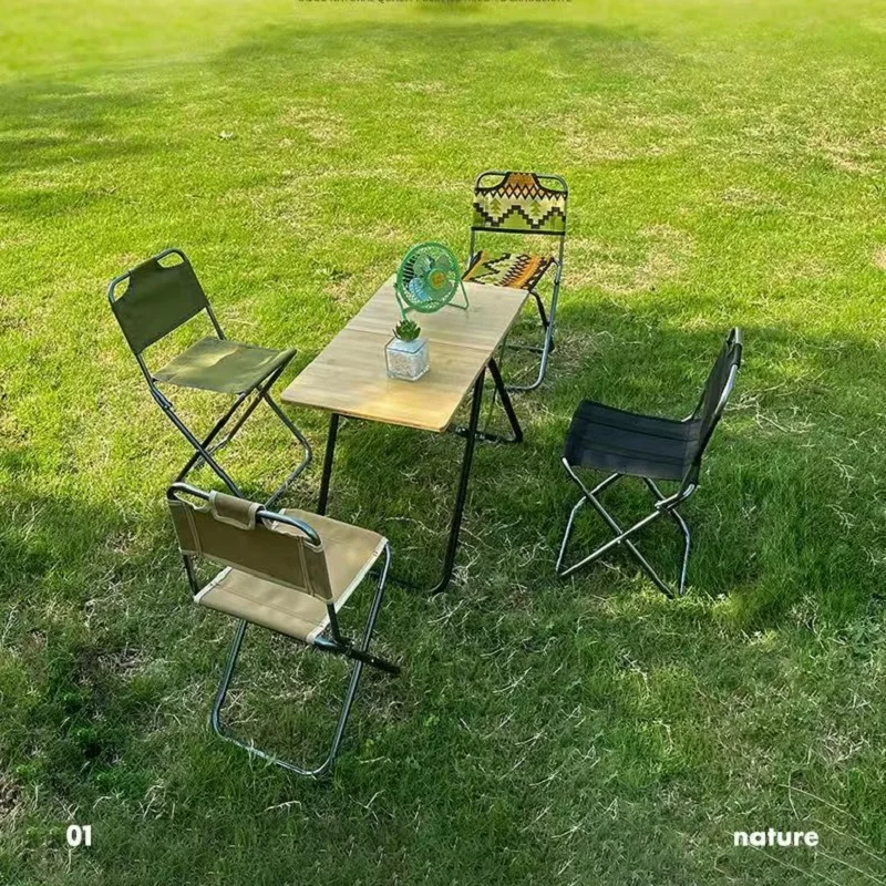 

Складной походный стул, сверхлегкий портативный стул из алюминиевого сплава для походов, рыбалки, альпинизма - прочный, эргономичный