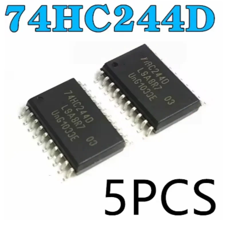5pcs original 74HC244 74HC244D MM74HC244WM wide-body 7.2MM SOP20 Logic IC, drives, DB DW NSR wide-body narrow body tight foo