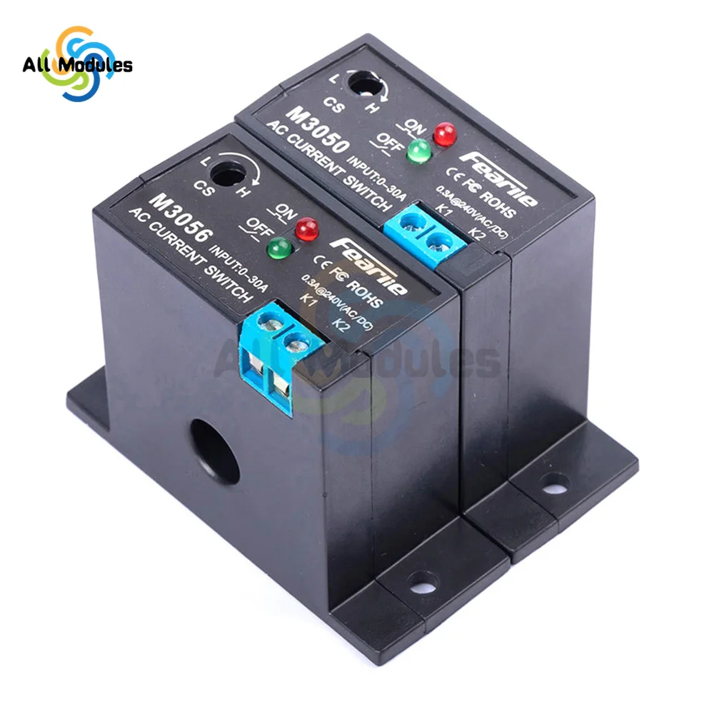 M3050-M3086 Current Detection Switch Induction Relay Switch Alarm Transformer Control Current Sensing Switch Detection Module