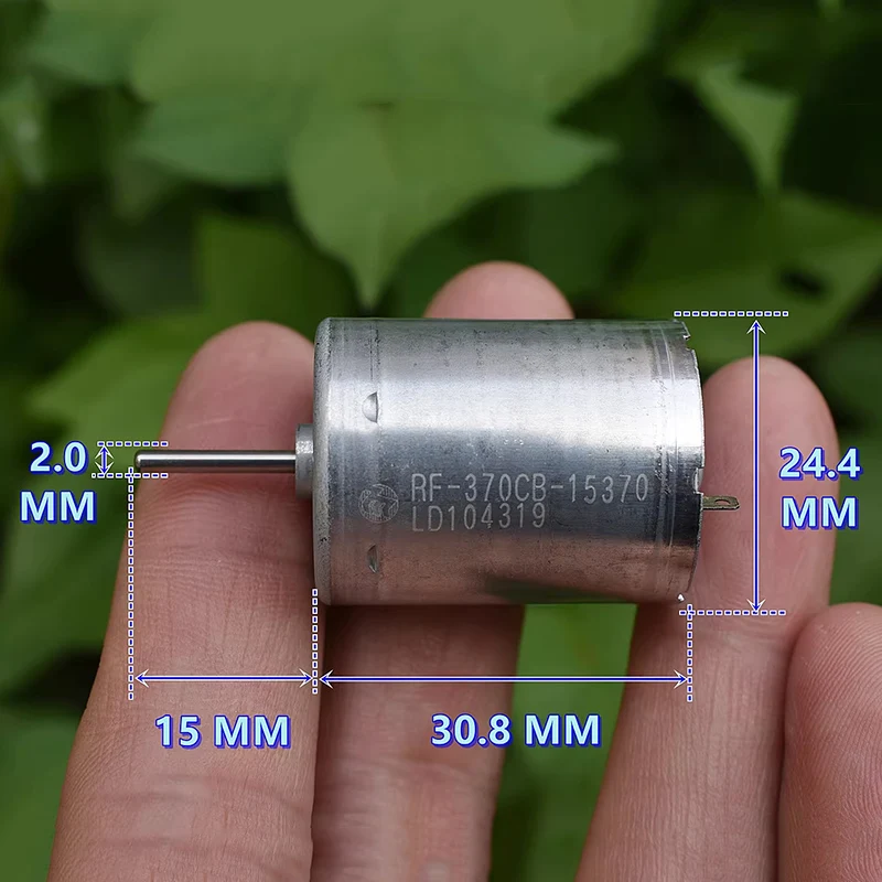 MABUCHI RF-370CB-15370 Mini 370 Motor DC 12V 18V 24V 11000RPM Micro 24mm Electric Motor for Office Device Pump Car Parts