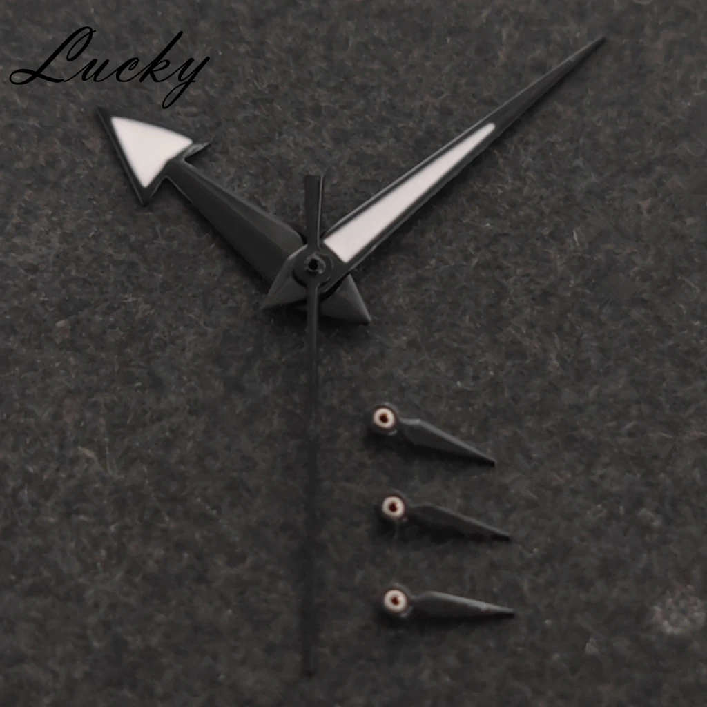 Sword Shaped Pointer Fit VK63 VK64 Quartz Movements Multifunctional Timing Running Seconds Watch C3 Green Luminous Accessory