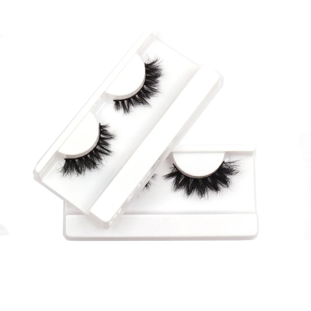 LEHUAMAO 밍크 속눈썹 도매 속눈썹 벌크 15mm 부드럽고 풍성한 레이어드 메시 내추럴 5D 밍크 속눈썹 메이크업 밍크 인조 속눈썹