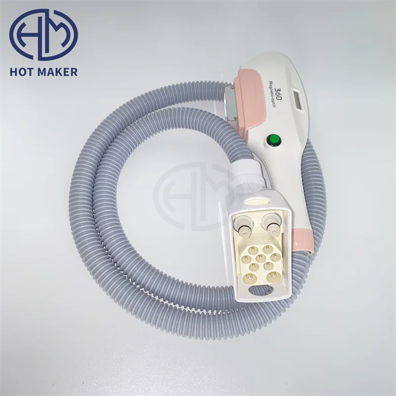 360 Magneto-optical Handle Permanent Hair Removal Device Special Beauty Instrument Opt Gun Head