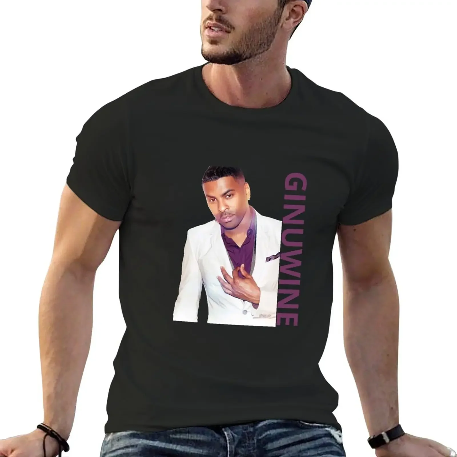 New Still Ginuwine atilasati CK03 For Fans T-Shirt animal print shirt for boys anime Men's cotton t-shirt