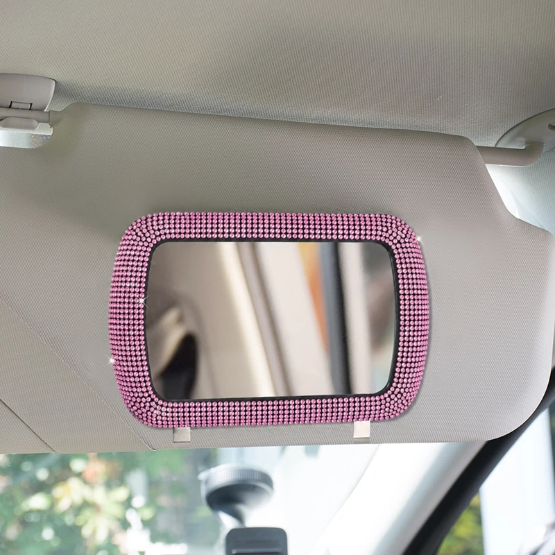 Car Mounted Sunshade Mirror Front Passenger Sunshade Dressing Mirror High-Definition Makeup Mirror For Car Interior Products