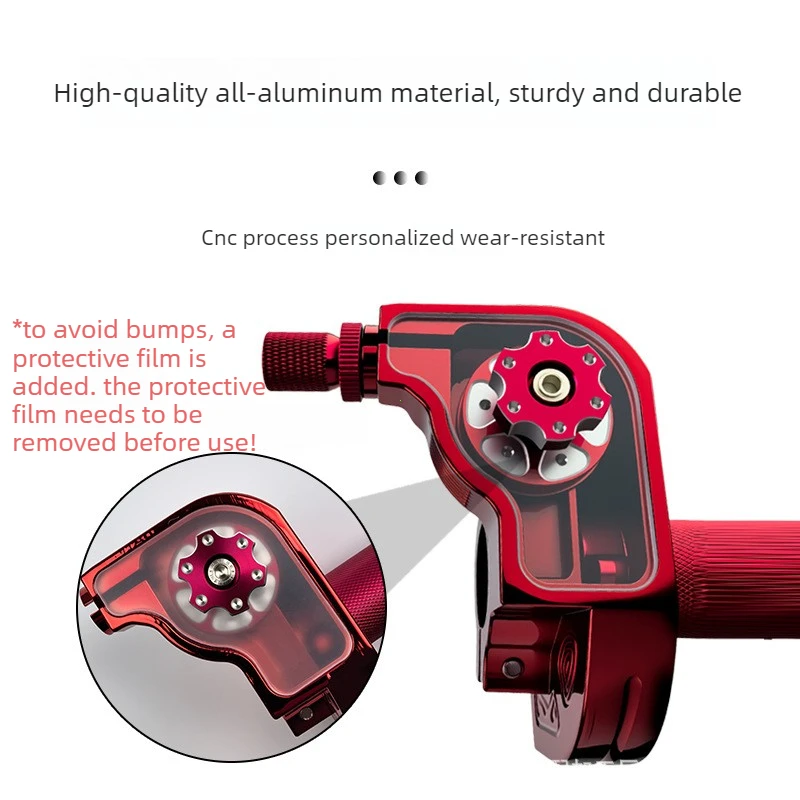 For Motorcycle Moped Scooter ATV CRF XR KLX 22‑MM CNC Aluminum Accelerator Twist Throttle Grip Spare Part